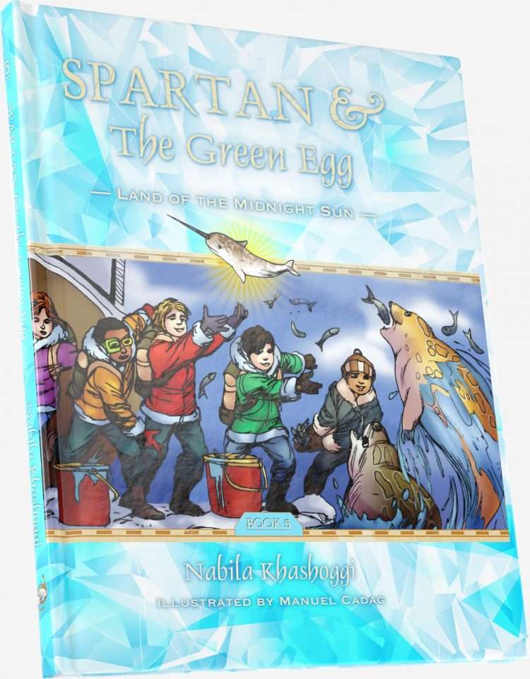 Spartan and the Green Egg: The Land of the Midnight Sun, book cover