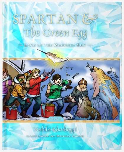 Spartan and the Green Egg: The Land of the Midnight Sun, book cover