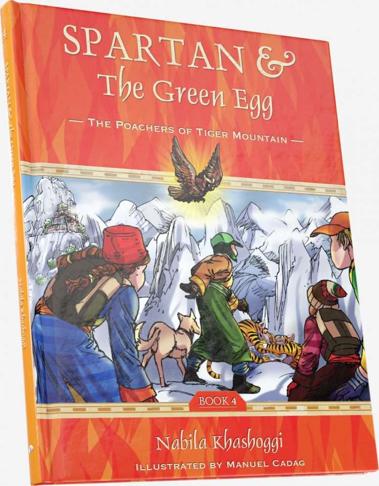 Spartan and the Green Egg, Book 4: Poachers of Tiger Mountain, book cover