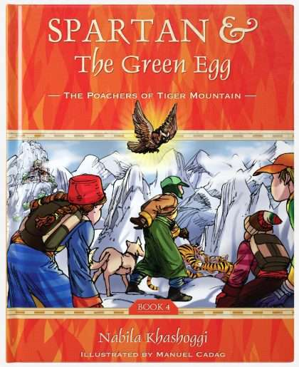 Spartan and the Green Egg, Book 4: Poachers of Tiger Mountain, book cover