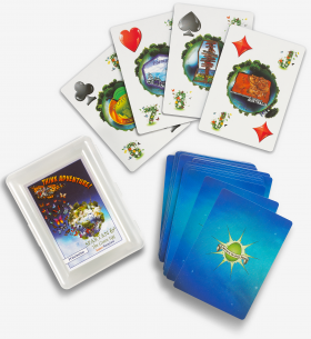 spartan and the green egg themed playing cards