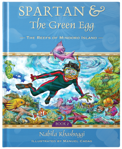 Spartan and the Green Egg: The Reefs of Mindoro Island, Book 2, book cover